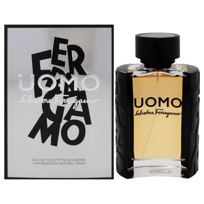 Ferragamo Uomo By Salvatore  For Men - 3.4 oz Edt Spray In White