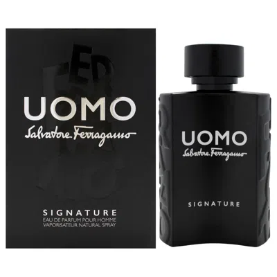 Ferragamo Uomo Signature By Salvatore  For Men - 3.4 oz Edp Spray In White