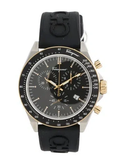 Pre-owned Ferragamo Urban Chrono Watch In Multi