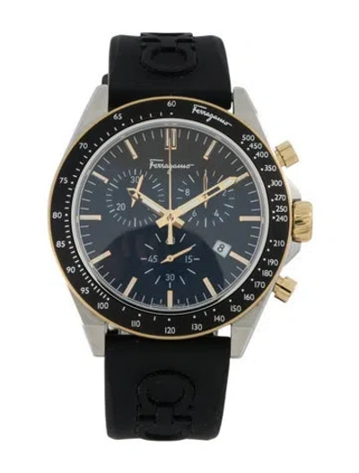 Pre-owned Ferragamo Urban Chrono Watch In Multi