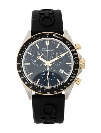Pre-owned Ferragamo Urban Chrono Watch In Multi