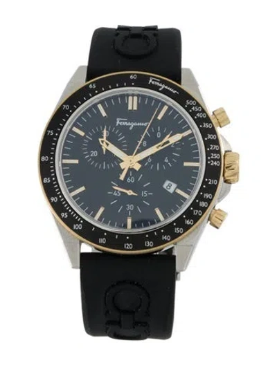 Pre-owned Ferragamo Urban Chrono Watch In Multi