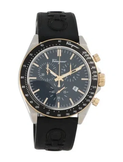 Pre-owned Ferragamo Urban Chrono Watch In Multi