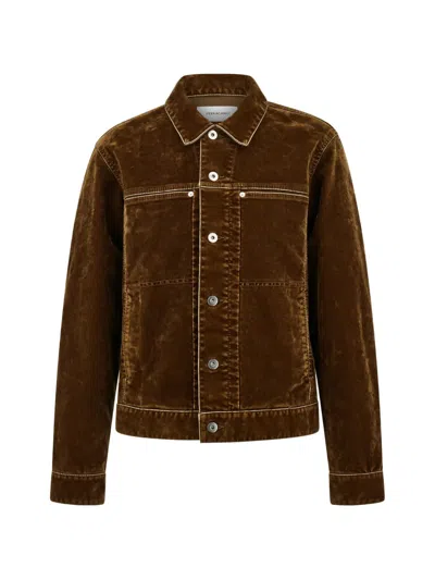 Ferragamo Utility Blouson In Brown