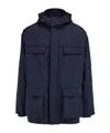 Ferragamo Utility Jacket In Blue