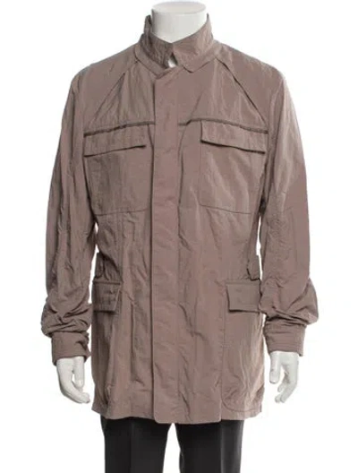 Pre-owned Ferragamo Utility Jacket In Gray