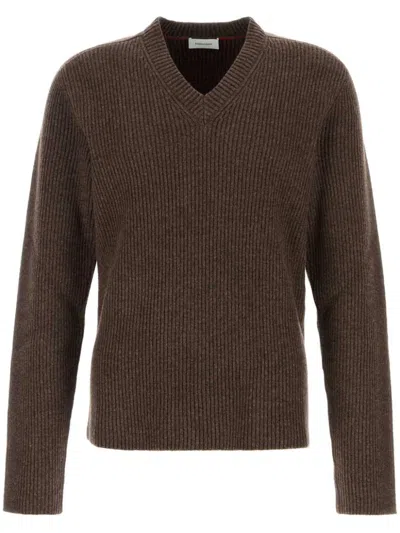 FERRAGAMO V-NECK JUMPER