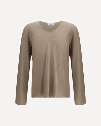 FERRAGAMO V-NECK SWEATER