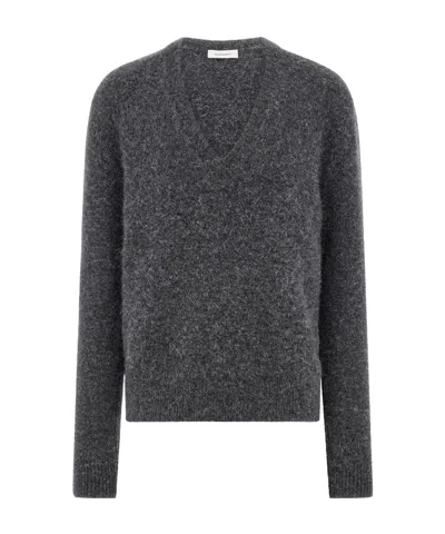 FERRAGAMO SALVATORE FERRAGAMO V-NECK JUMPER
