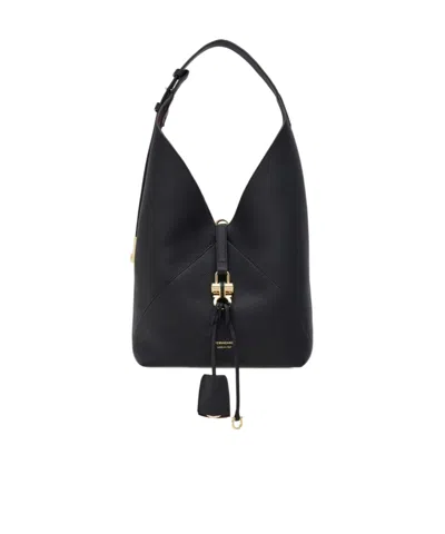 FERRAGAMO FERRAGAMO V-SHAPED HOBO BAG