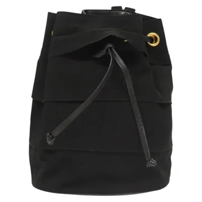 Pre-owned Ferragamo Vala Canvas Backpack Bag ()