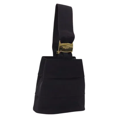 Pre-owned Ferragamo Vala Handbag Canvas Canvas Handbag () In Purple