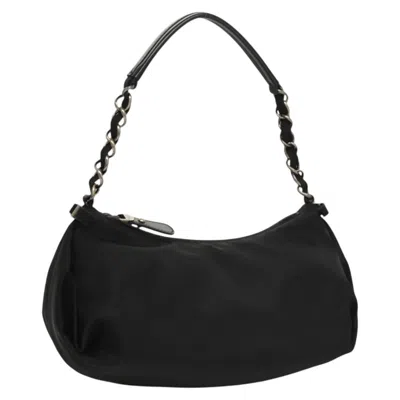 Pre-owned Ferragamo Vala Shoulder Bag Nylon Nylon Bag () In Black