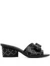 Ferragamo Valery 55 Sandals In Schwarz