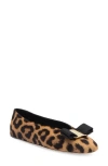 Ferragamo Vanna Genuine Calf Hair Ballet Flat