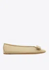 Ferragamo Vara Mesh Ballet Flats