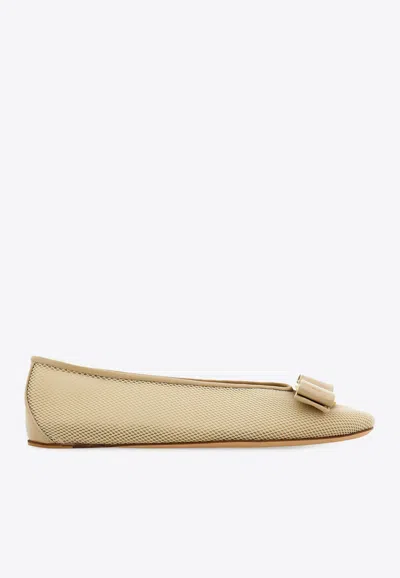 Ferragamo Vanna Vara Bow Ballet Flats