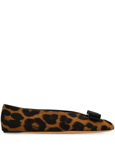 FERRAGAMO VARA BALLERINA SHOES