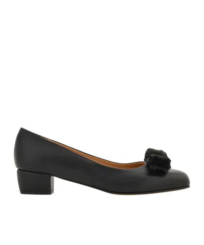 FERRAGAMO VARA BLOCK HEEL PUMP