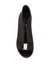 Ferragamo Vara Bow 110mm Pumps In Black