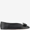 Ferragamo Vara Bow Ballet Flats In Black