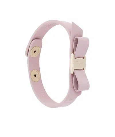 Ferragamo Vara Bow Bracelet In Pink