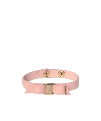 Ferragamo Vara Bow Bracelet In Yellow