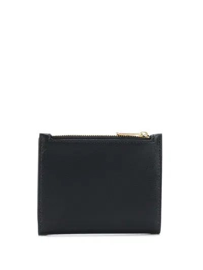 Ferragamo Vara Bow Compact Wallet In Black