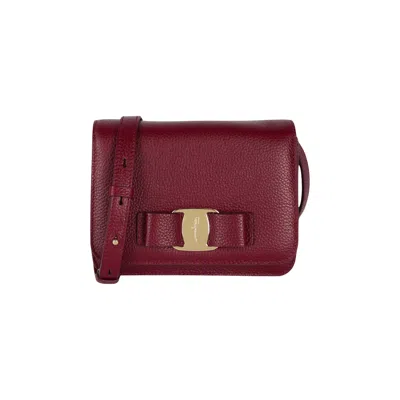 Pre-owned Ferragamo Vara Bow Crossbody Bag 'red' | Women's Size Onesize