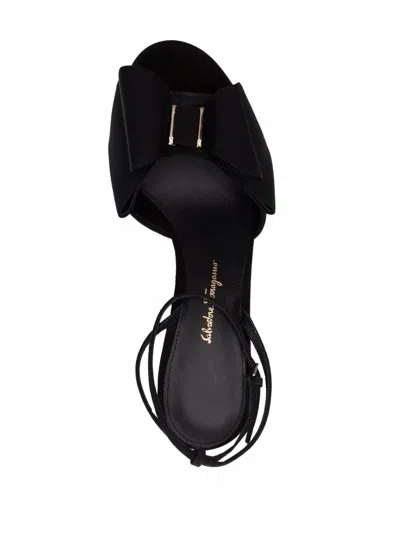 Ferragamo Vara-bow Detail Sandals In Black