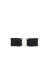 Ferragamo Haarspange Aus Seide Mit Schleife In Black
