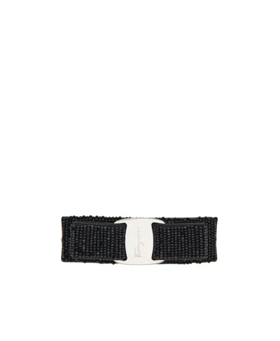 FERRAGAMO SALVATORE FERRAGAMO LOGO-ENGRAVED HAIR CLIP