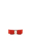 Ferragamo Bow Clip Hair Accessory In Orange