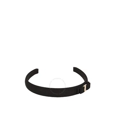 Ferragamo Vara Bow Headband In Black