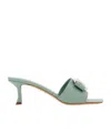 Ferragamo Woman New Vara Plate Mule In Gray