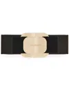 Ferragamo Vara Bow Leather Hair Clip In Black