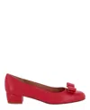 Ferragamo Vara Bow 30 Patent Leather Pumps