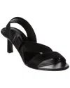 Ferragamo Vale 55 Vara Bow Slingback Sandals In Black