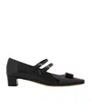 Ferragamo Vara Bow-embellished Patent-leather Mary Jane Pumps