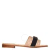 Ferragamo Vara Bow Quilted Nappa Slide Sandals