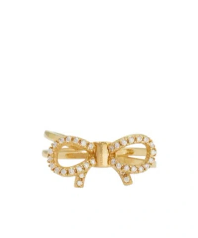Ferragamo Vara Bow Ring (52mm) In Gold