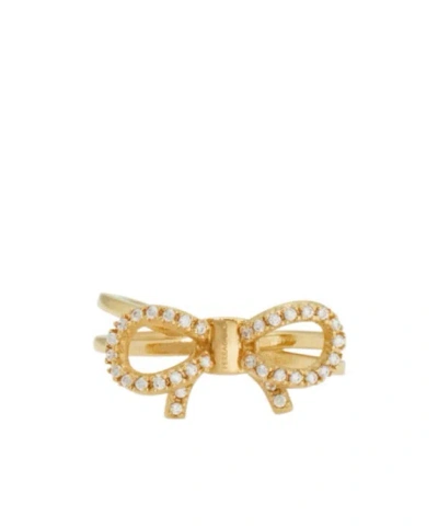 Ferragamo Vara Bow Ring (54mm) In Gold