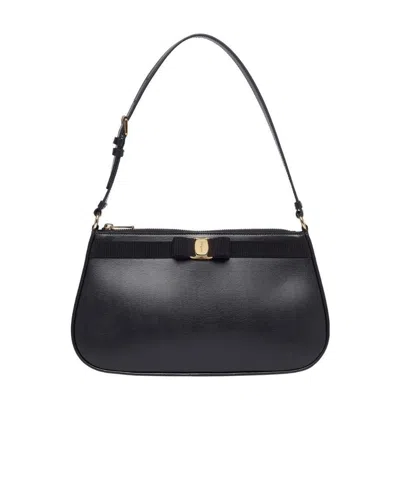 Ferragamo Woman Handbag Black Size - Leather