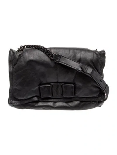 Pre-owned Ferragamo Vara Bow Shoulder Bag Medium In Multi