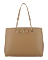 Ferragamo Vara Bow Smooth Leather Shoulder Bag