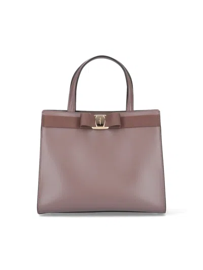 Ferragamo Vara Bow Tote Bag