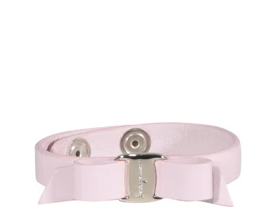 Ferragamo Vara Bracelet In Pink