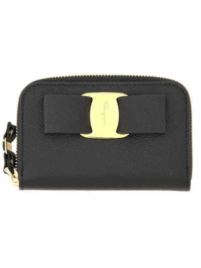 Ferragamo Vara" Card Holder