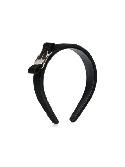 Ferragamo 'vara' Headband In Black