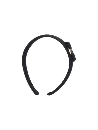 Ferragamo 'vara' Headband In Black  